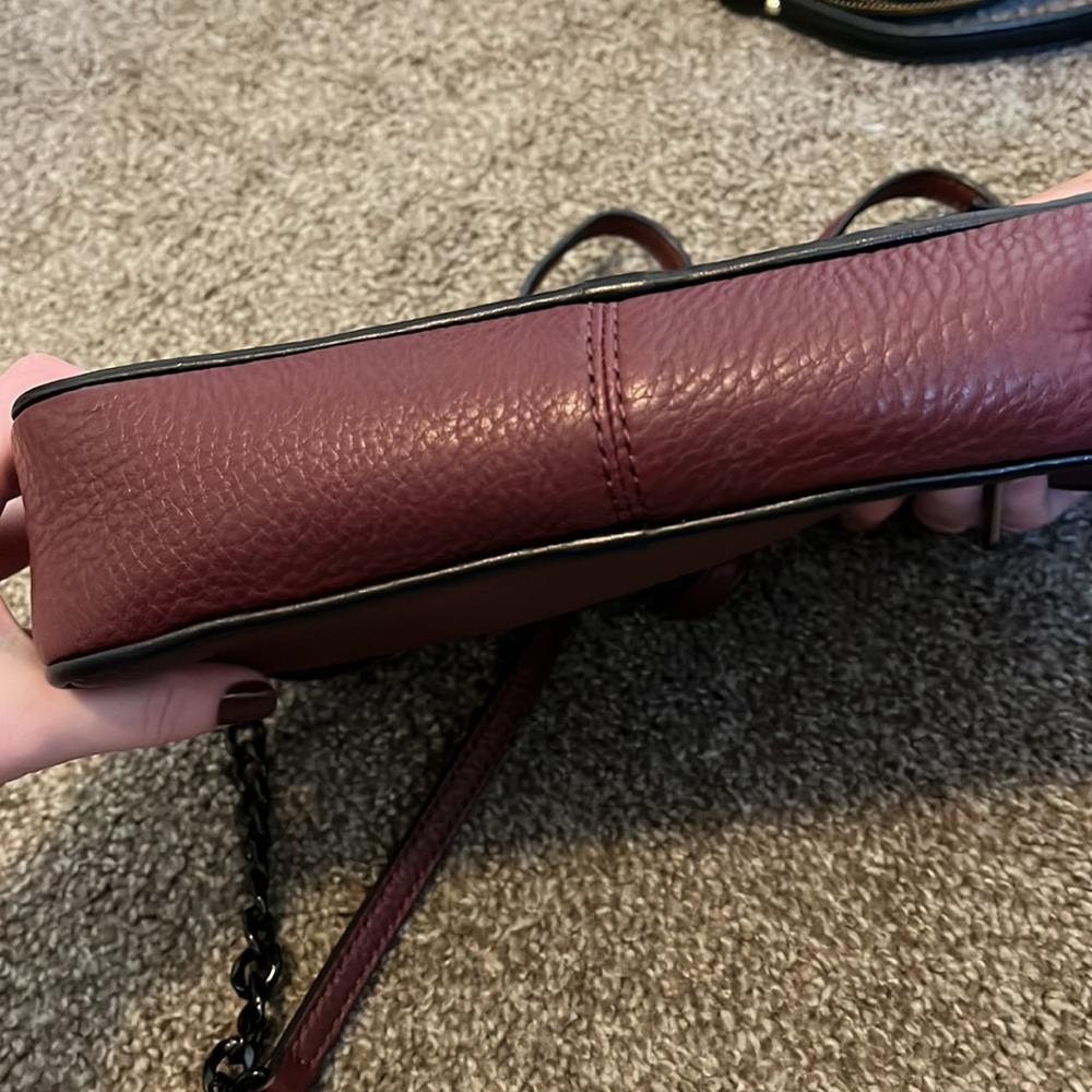 Michael Kors maroon and black purse - Picture 4 of 4